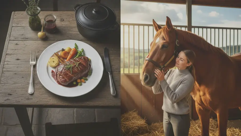 Wie das Pferd vom Teller in den Stall wanderte: ein überraschender Wandel unserer Sichtweise auf Fleisch